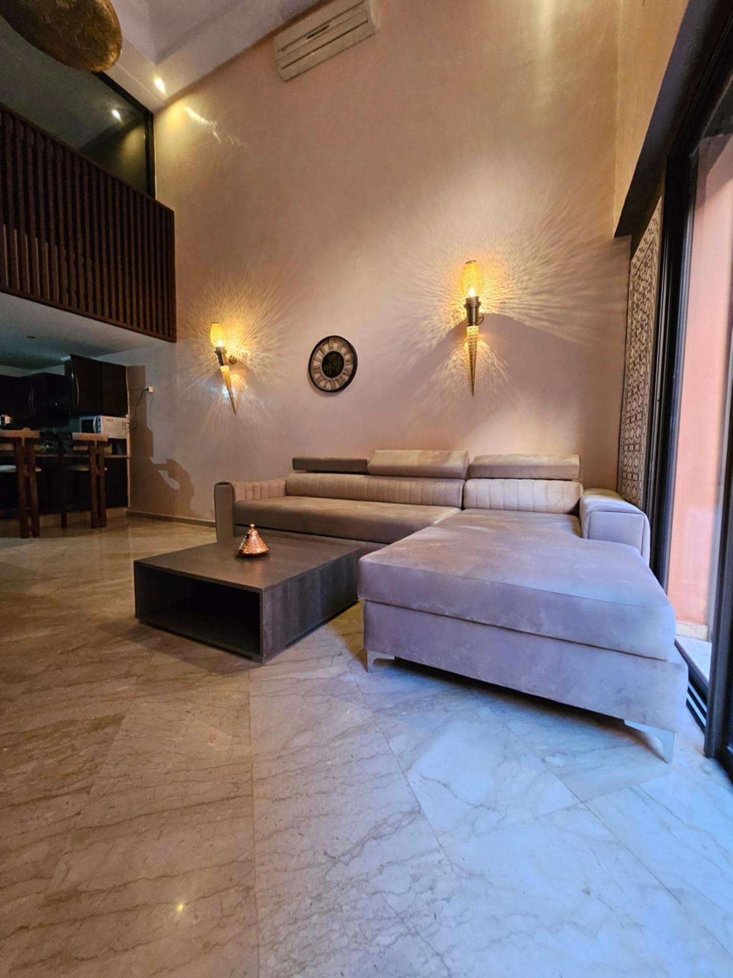 Charmant Duplex Au Coeur De Gueliz, Quartier Haut De Gamme De Marrakech Marrákes Kültér fotó